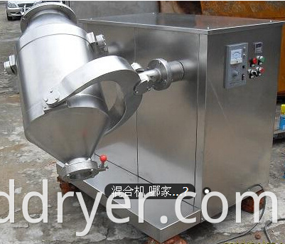 Three Dimensional Rotary Mixer for Mixing Crude Medicine Powder